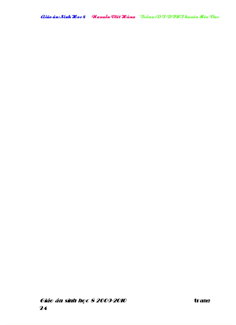 image for page Giáo án sinh học 8 3 cột cả năm cực hay Hùng