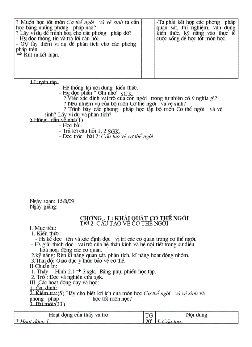 image for page Giao an sinh hoc 8 bach thi men