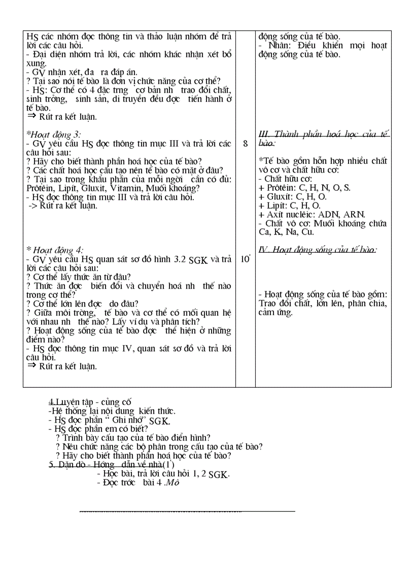 image for page Giao an sinh hoc 8 bach thi men