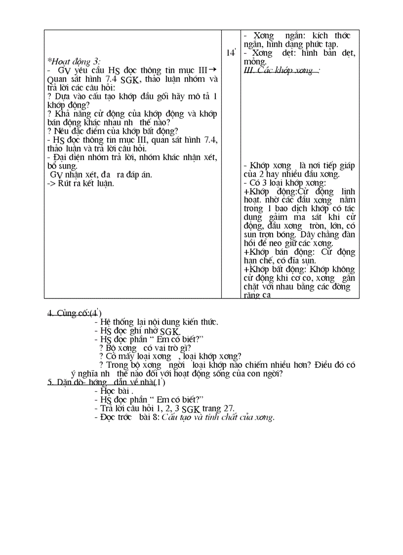 image for page Giao an sinh hoc 8 bach thi men