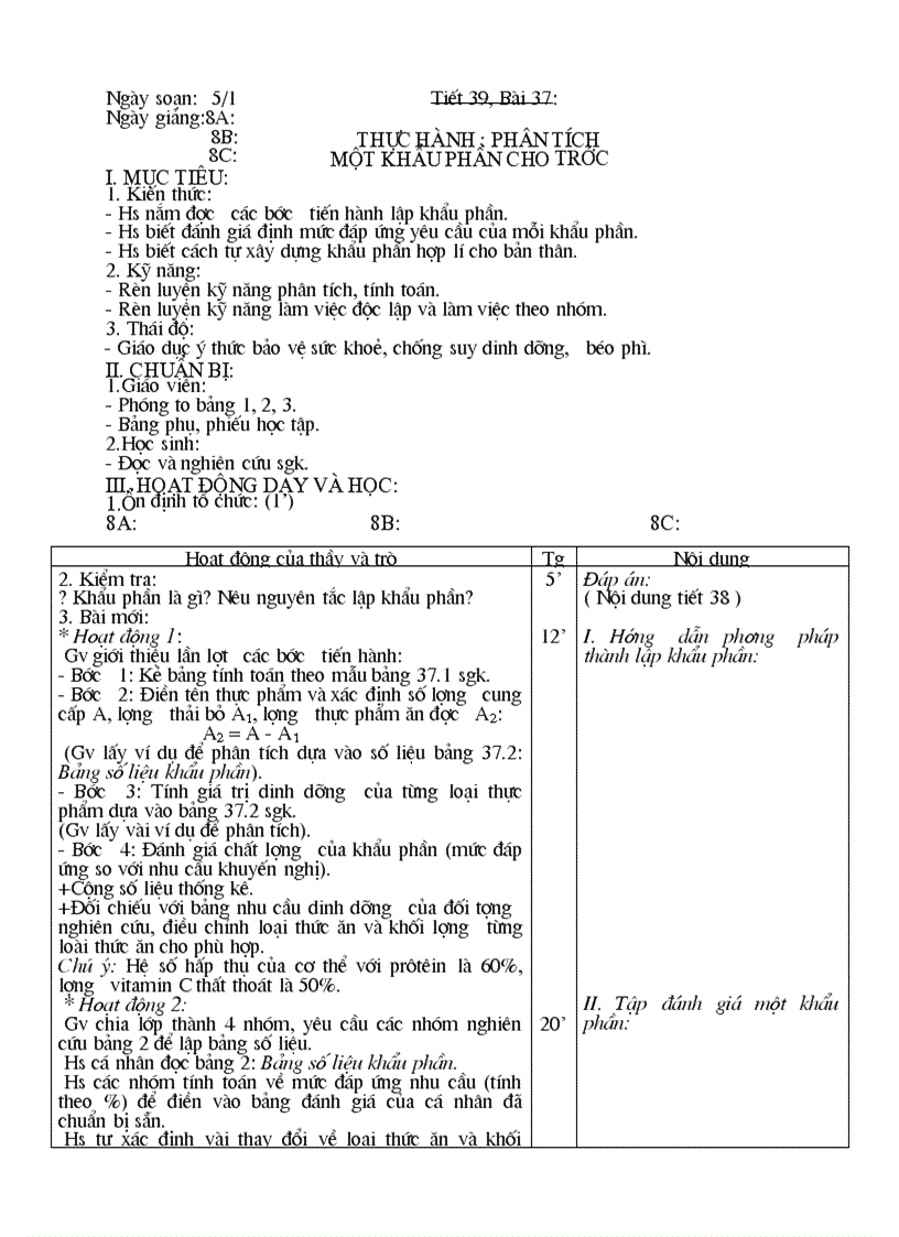 image for page Giao an sinh hoc 8 bach thi men