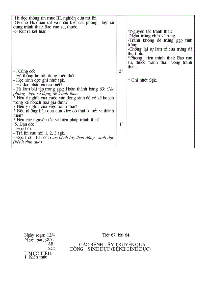 image for page Giao an sinh hoc 8 bach thi men