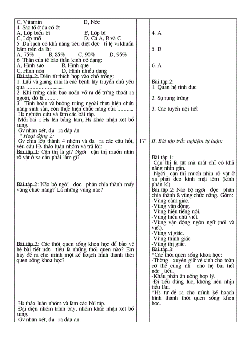 image for page Giao an sinh hoc 8 bach thi men