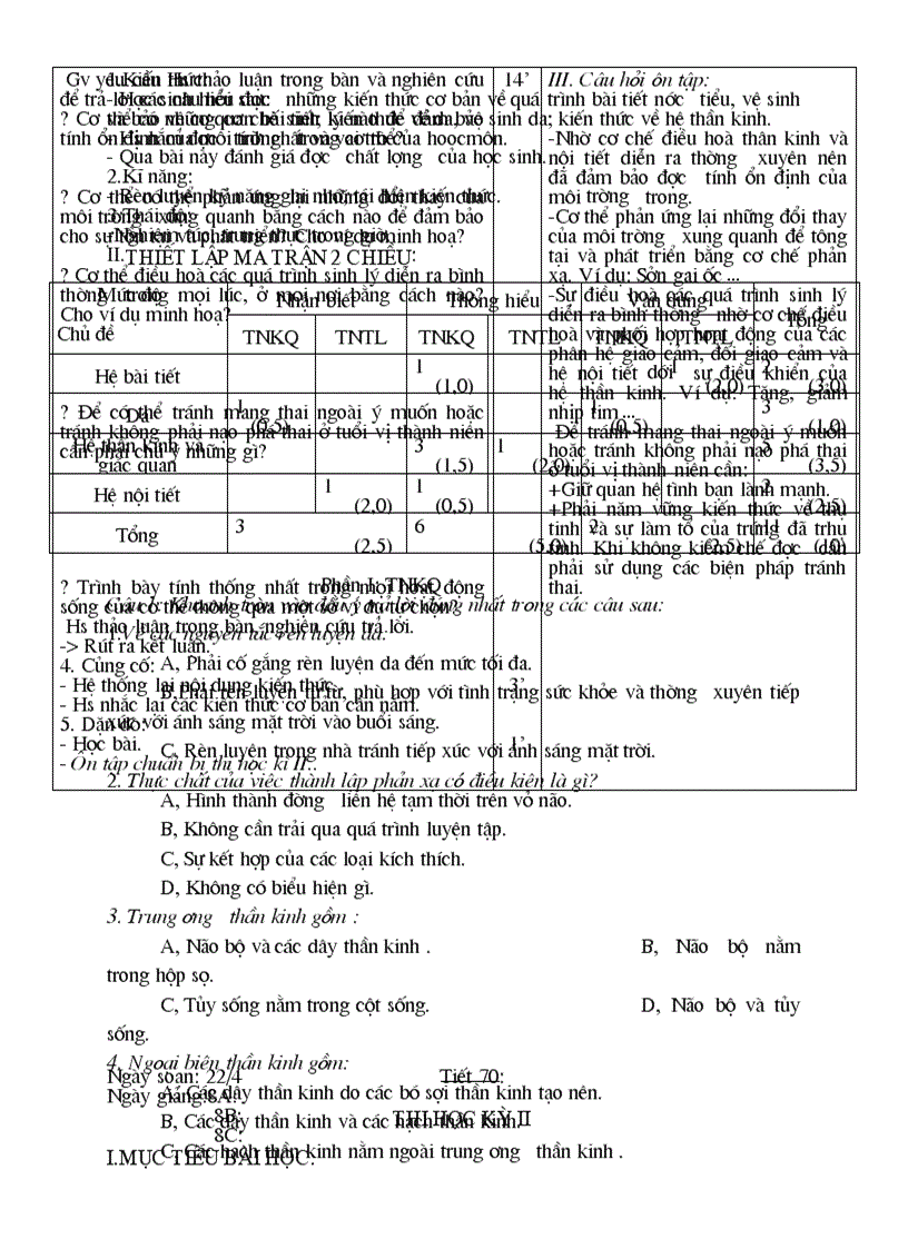 image for page Giao an sinh hoc 8 bach thi men