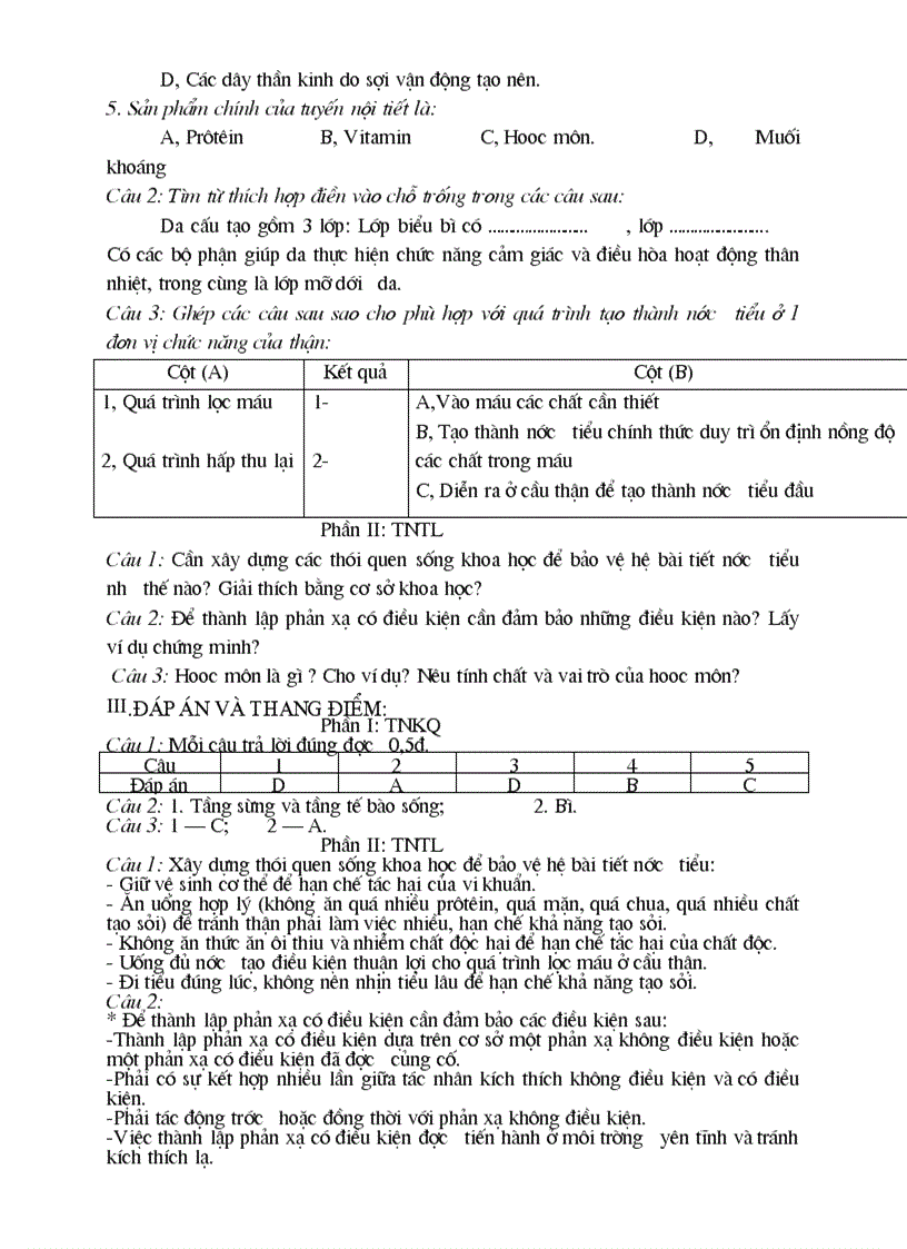 image for page Giao an sinh hoc 8 bach thi men