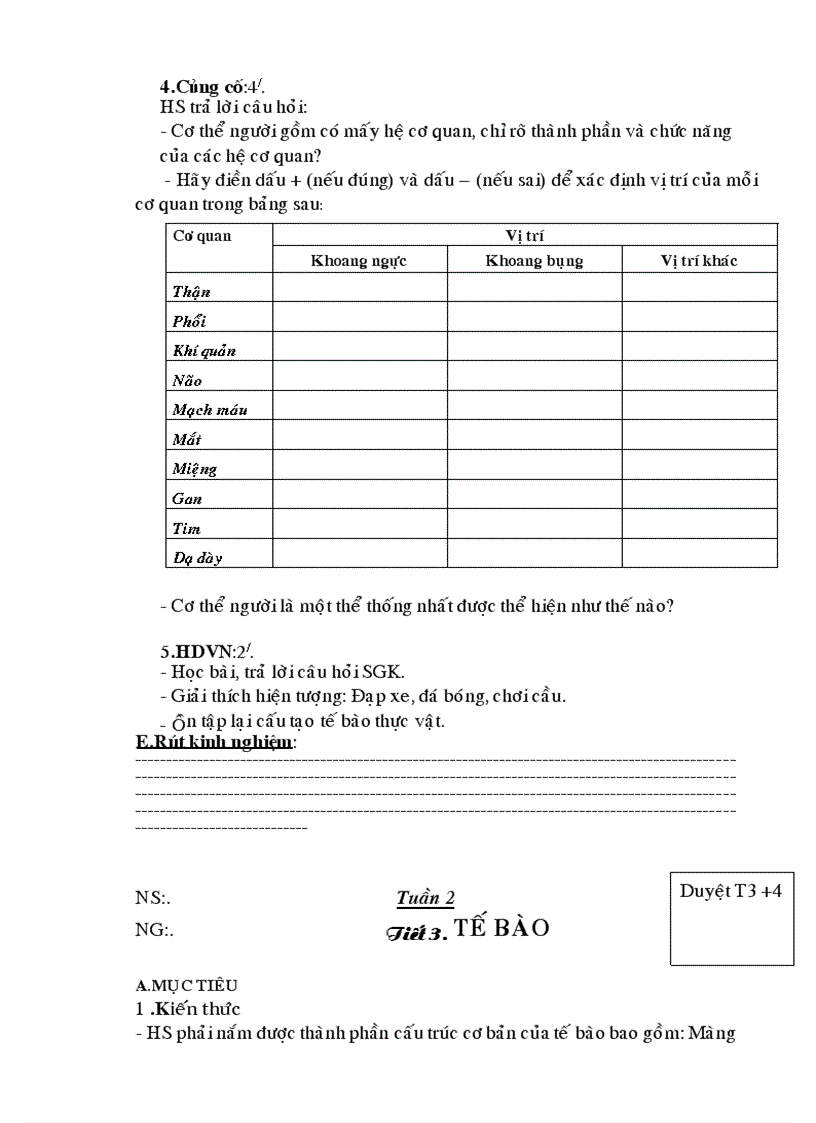 image for page Giáo án Sinh học 8 cả năm chuẩn KTKN 3 cột