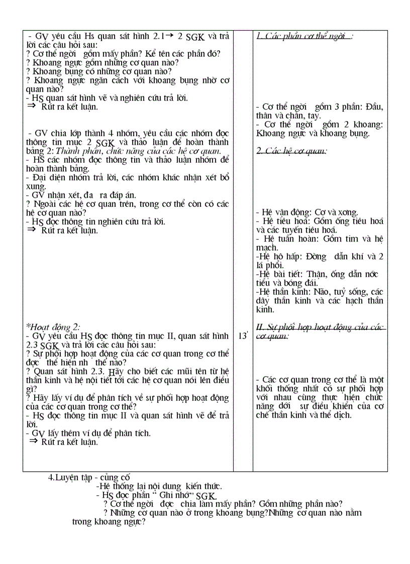 image for page Giáo án sinh học 8 chi tiết