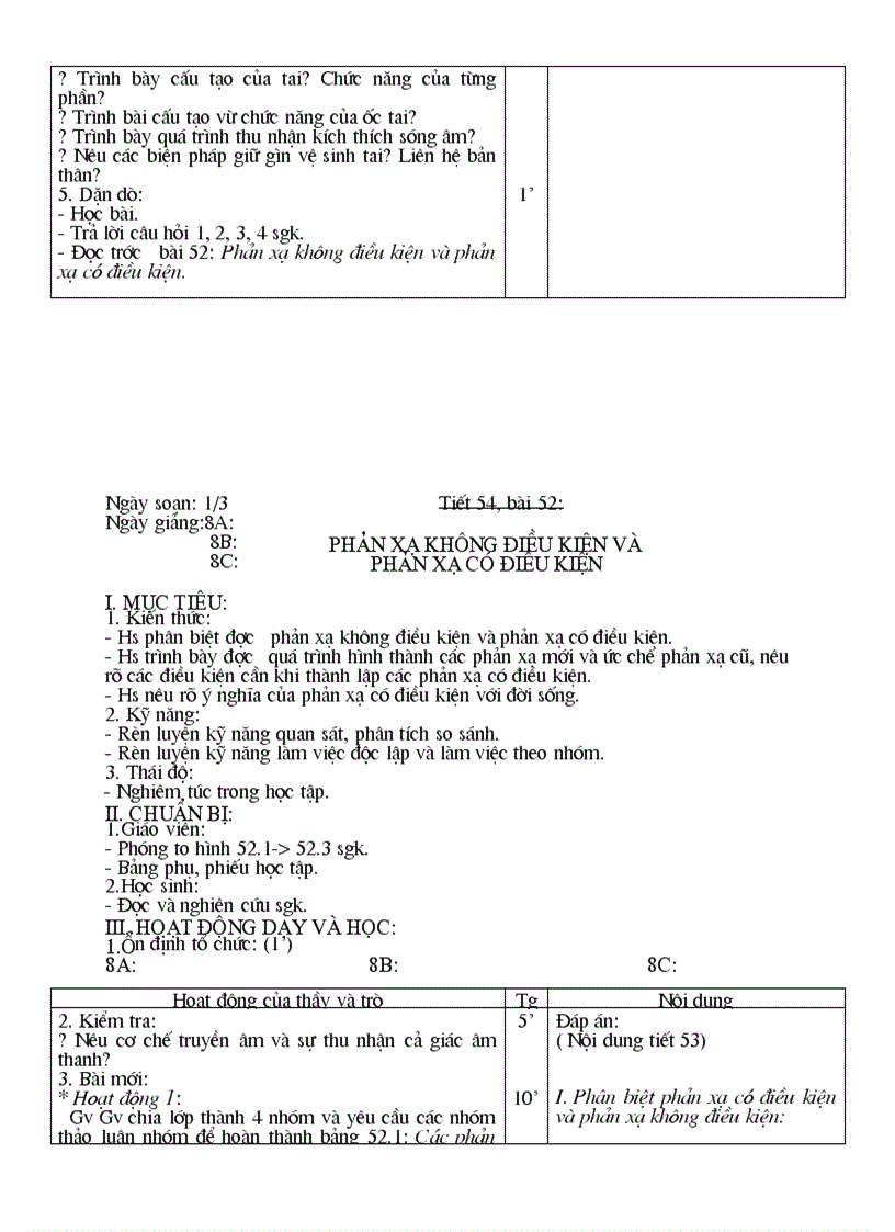 image for page Giáo án sinh học 8 chi tiết