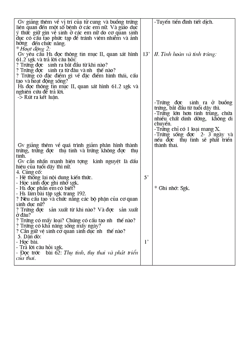 image for page Giáo án sinh học 8 chi tiết