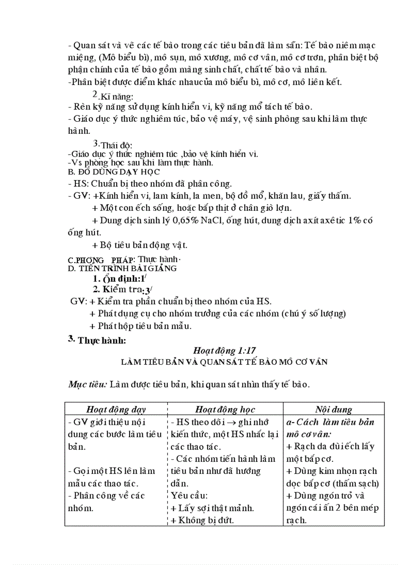 image for page Giáo án Sinh học 8 chuẩn kiến thức kỹ năng mới