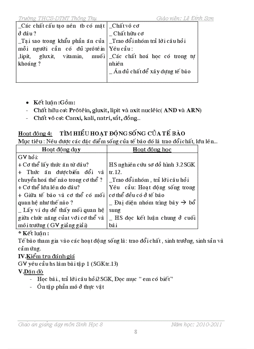image for page Giao an sinh hoc 8 chuan ktkn 2011 2012