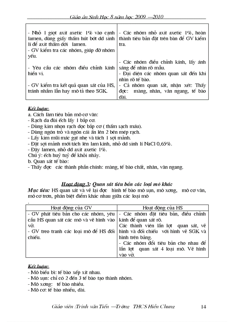 image for page Giao án sinh học 8 đẹp chi tiết