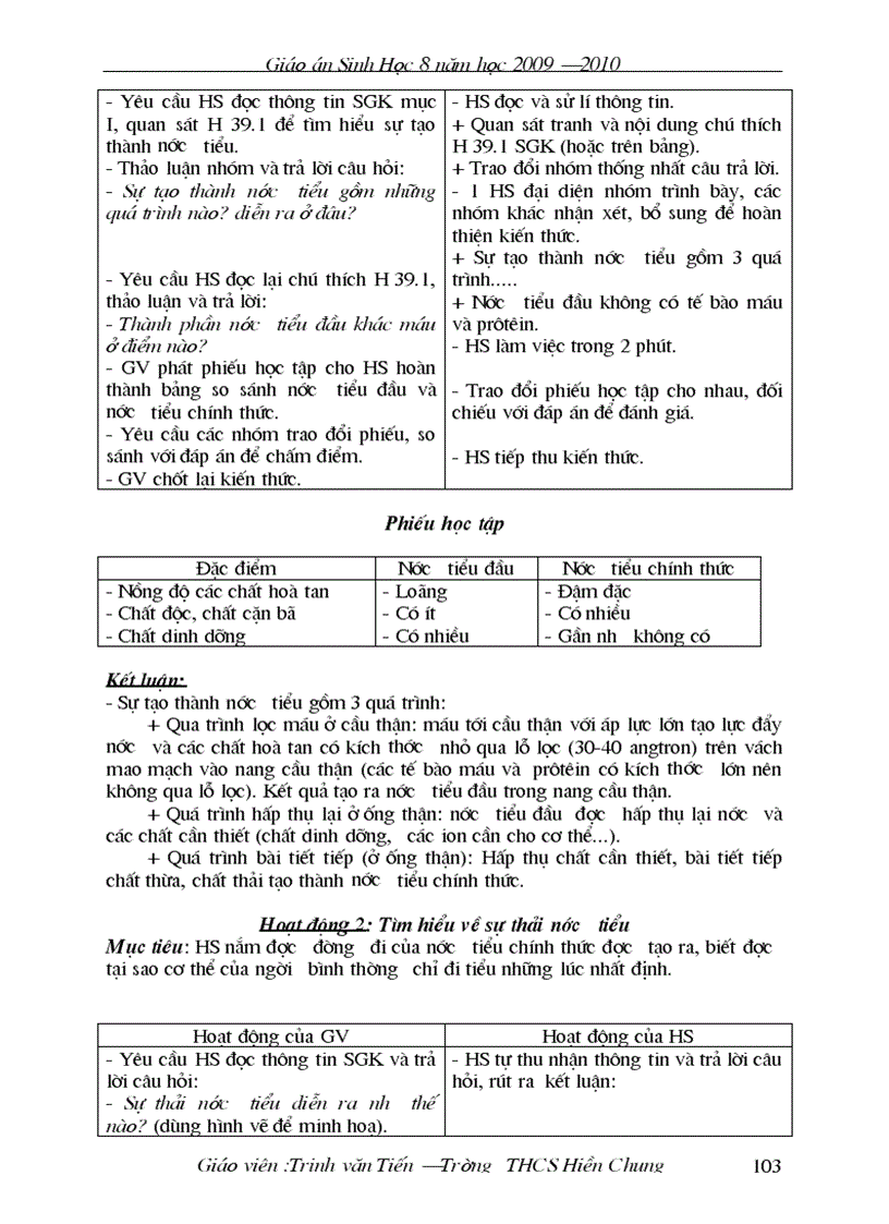 image for page Giao án sinh học 8 đẹp chi tiết