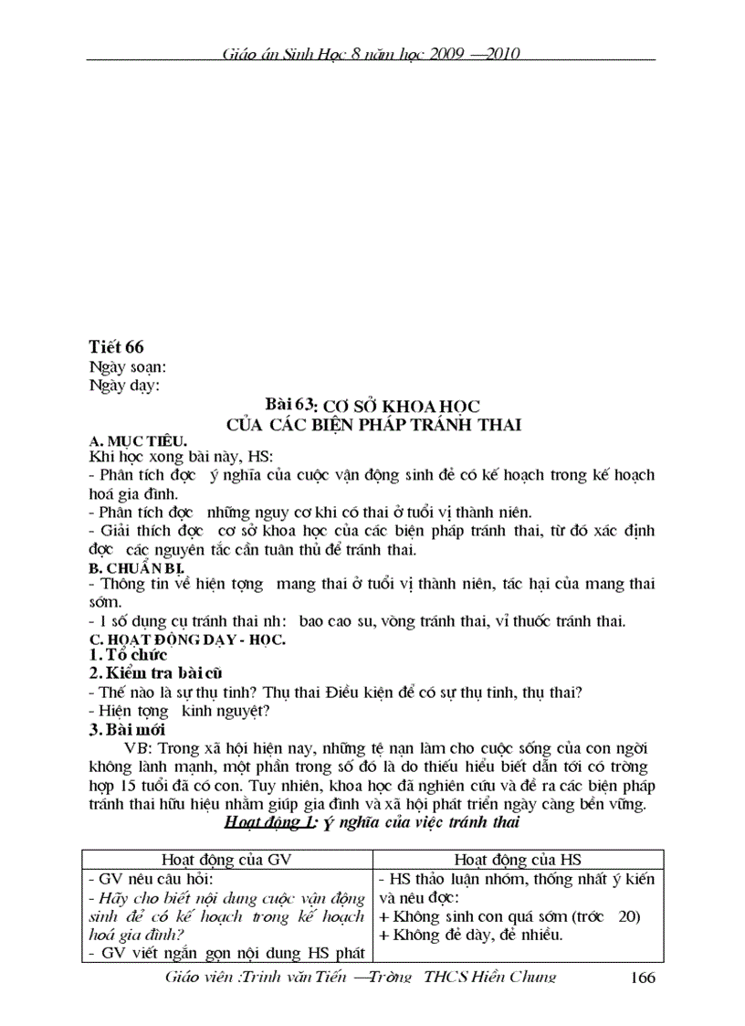 image for page Giao án sinh học 8 đẹp chi tiết