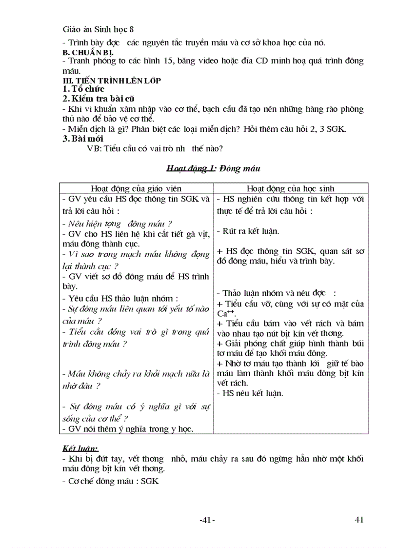 image for page Giáo án Sinh học 8 Hay