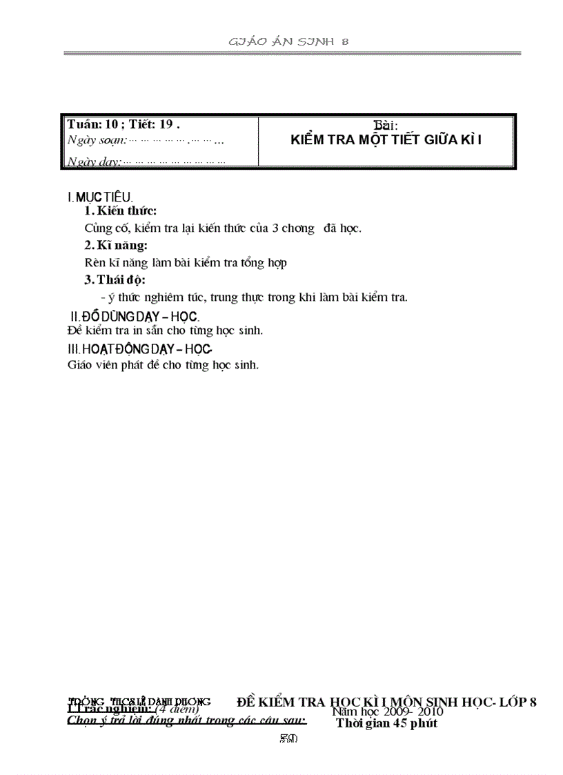 image for page Giáo án sinh học 8 tập 1