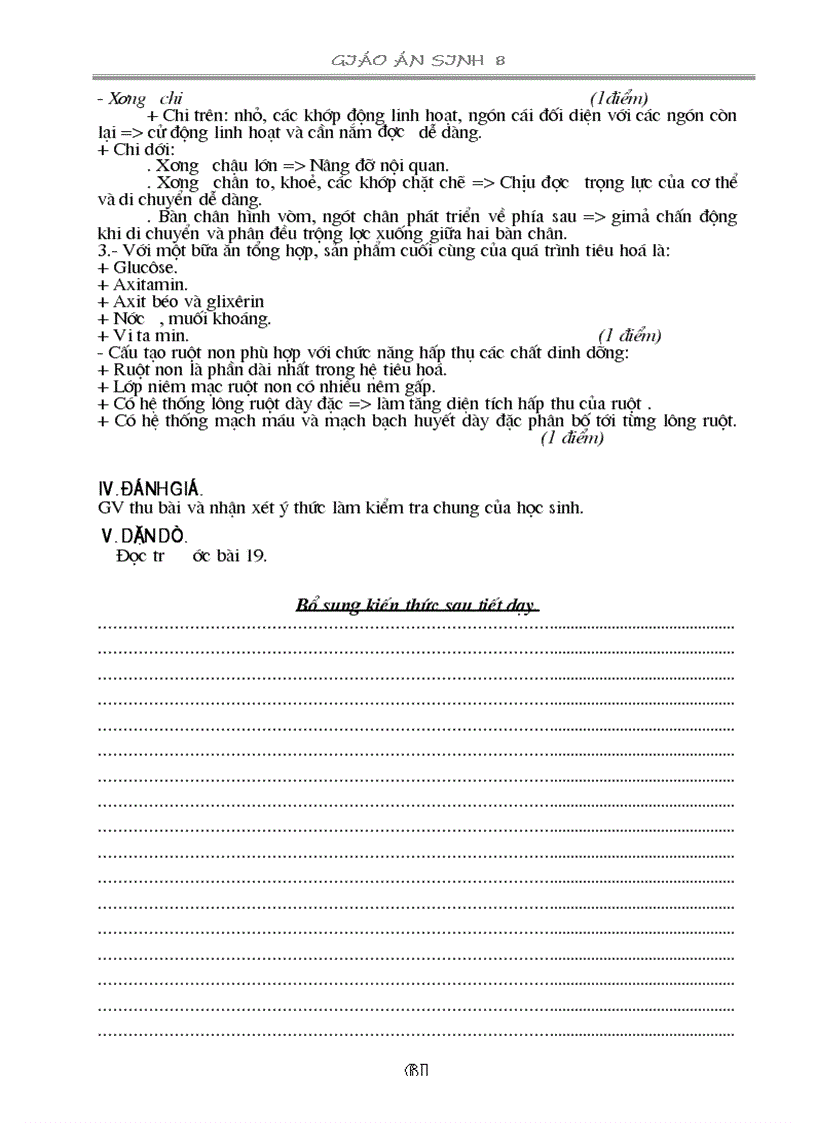 image for page Giáo án sinh học 8 tập 1