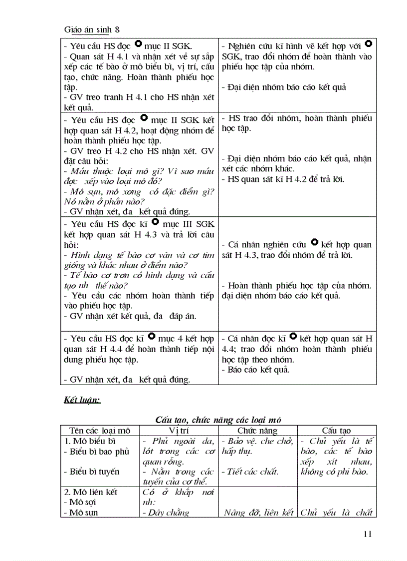 image for page Giáo án Sinh học 8 Trọn bộ