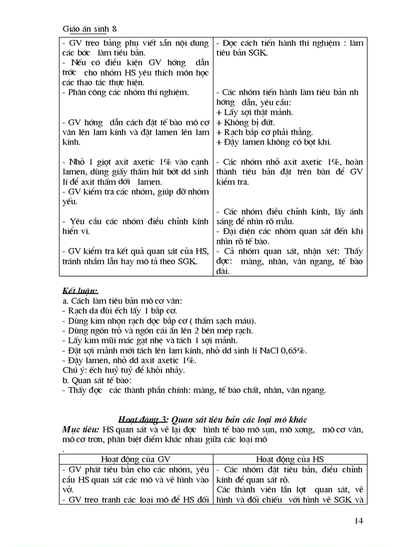 image for page Giáo án Sinh học 8 Trọn bộ