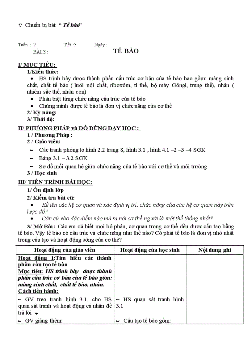 image for page Giáo án sinh học 8 toàn bộ