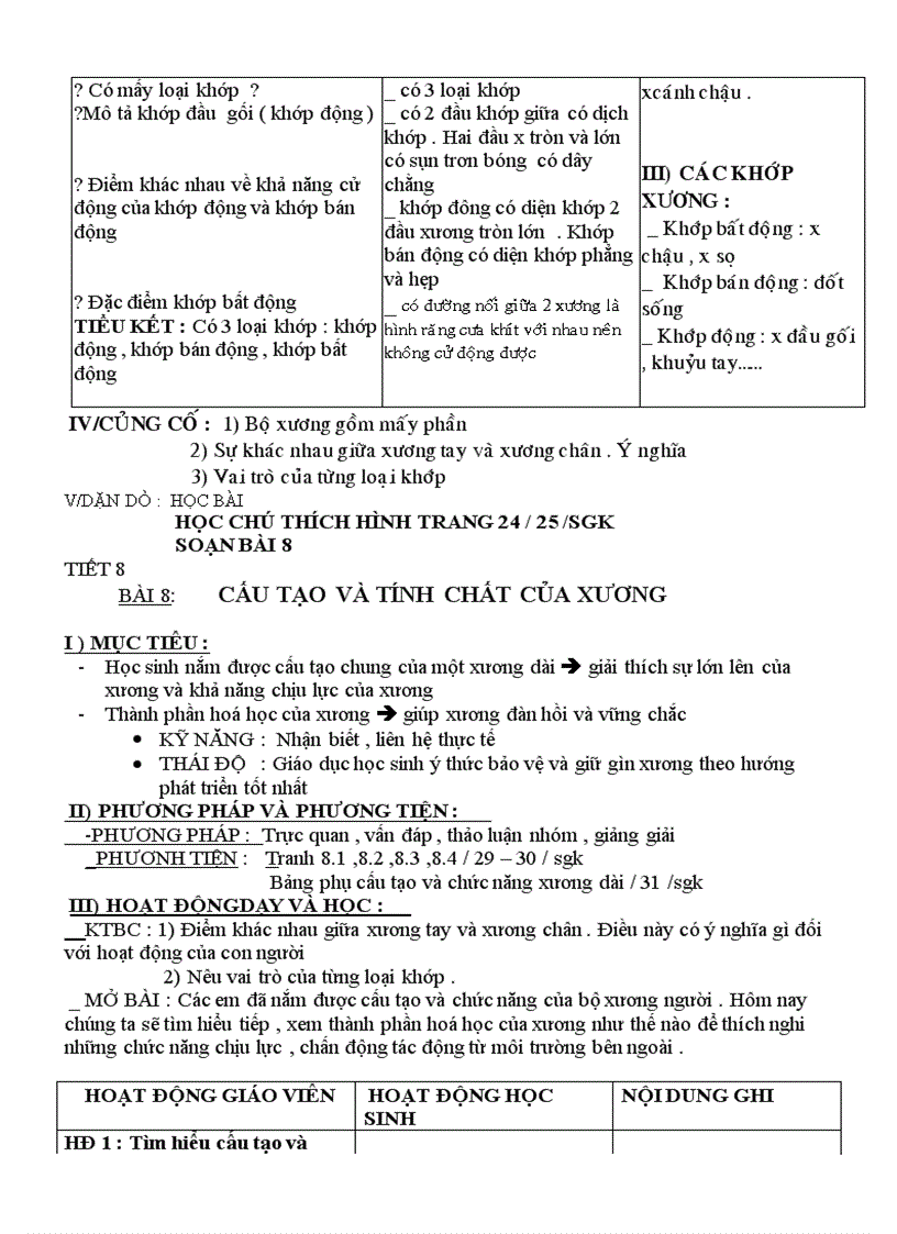 image for page Giáo án sinh học 8 toàn bộ