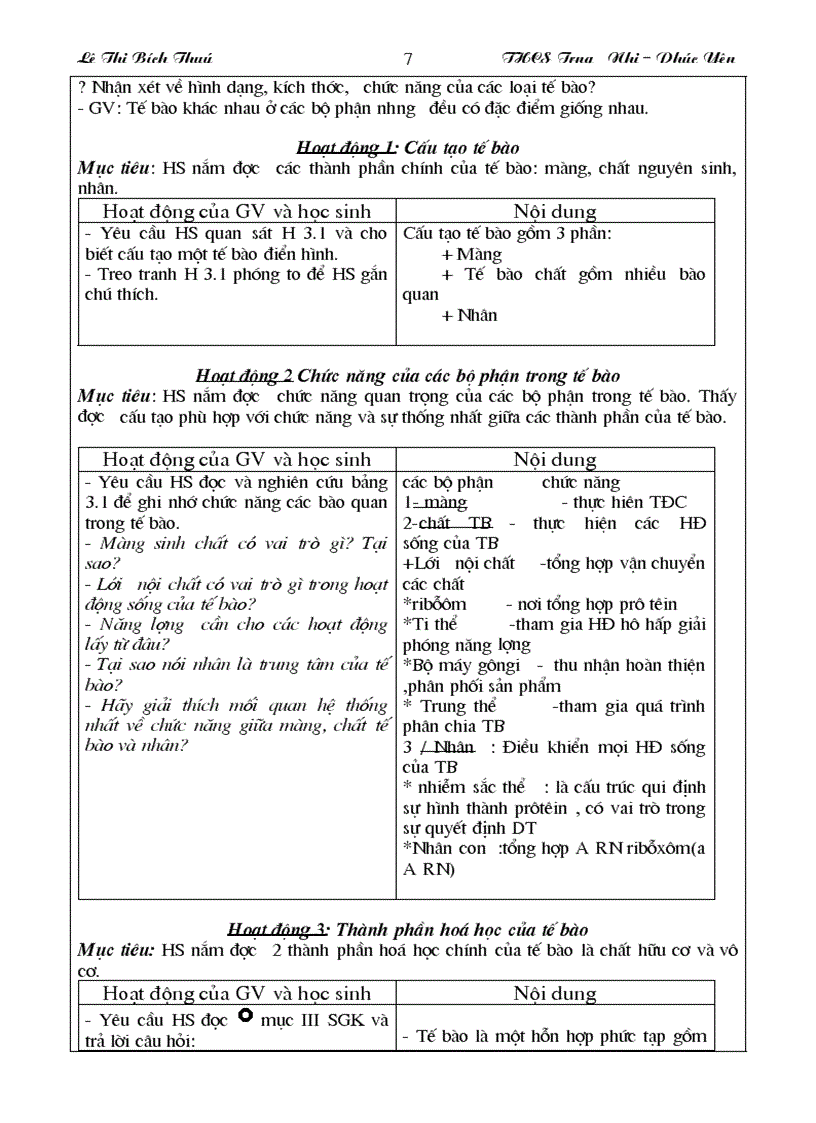 image for page Giao an sinh hoc lop 8 nam hoc 2009 2010