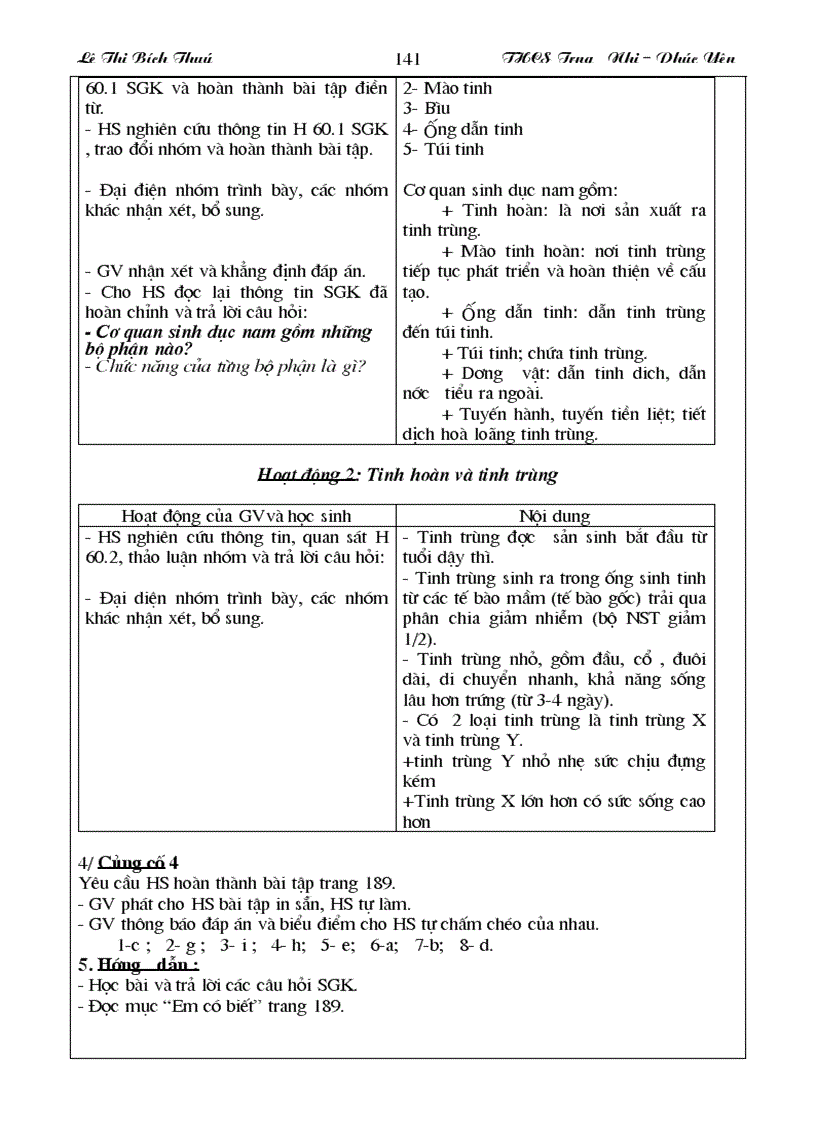image for page Giao an sinh hoc lop 8 nam hoc 2009 2010