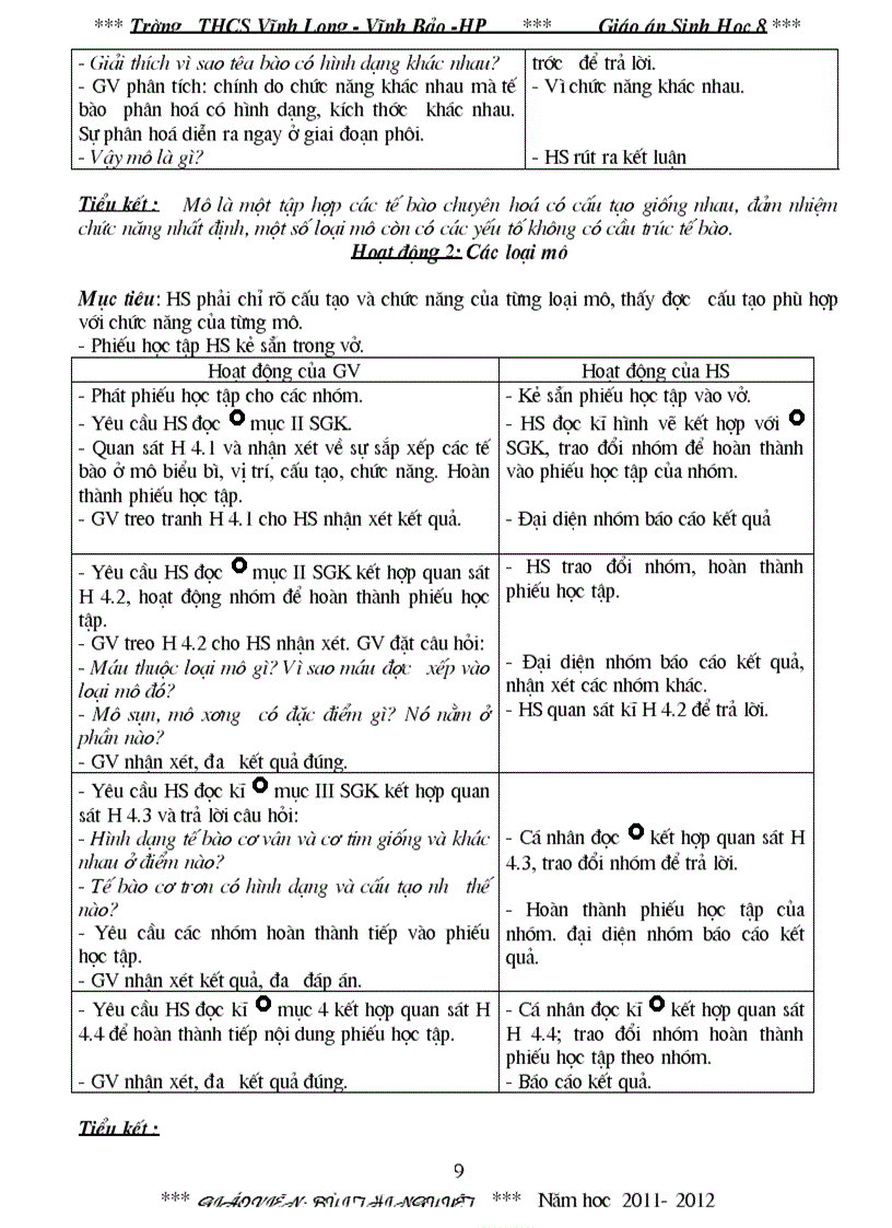 image for page Giao an sinh8 2012