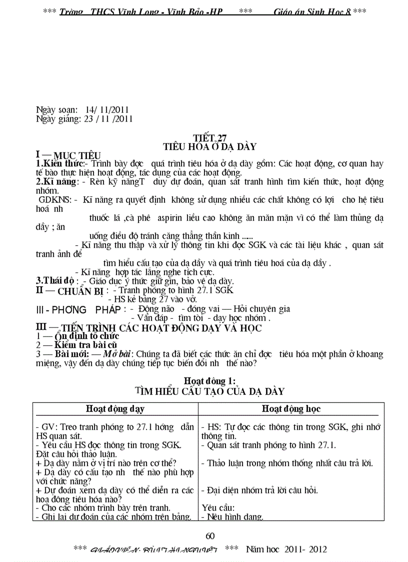 image for page Giao an sinh8 2012