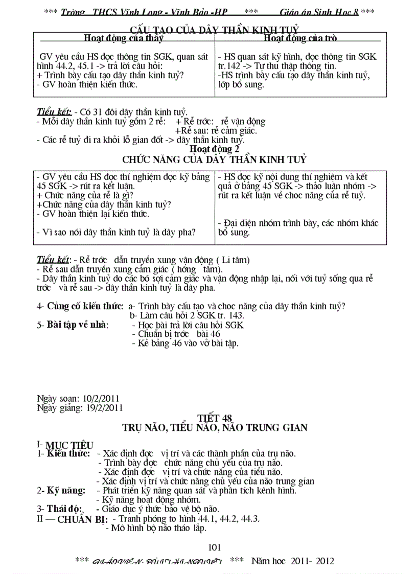 image for page Giao an sinh8 2012