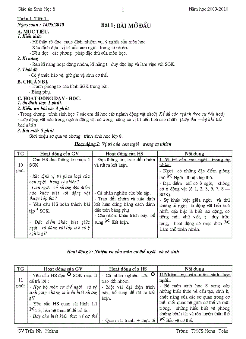 image for page Giao an sinh8 4cot