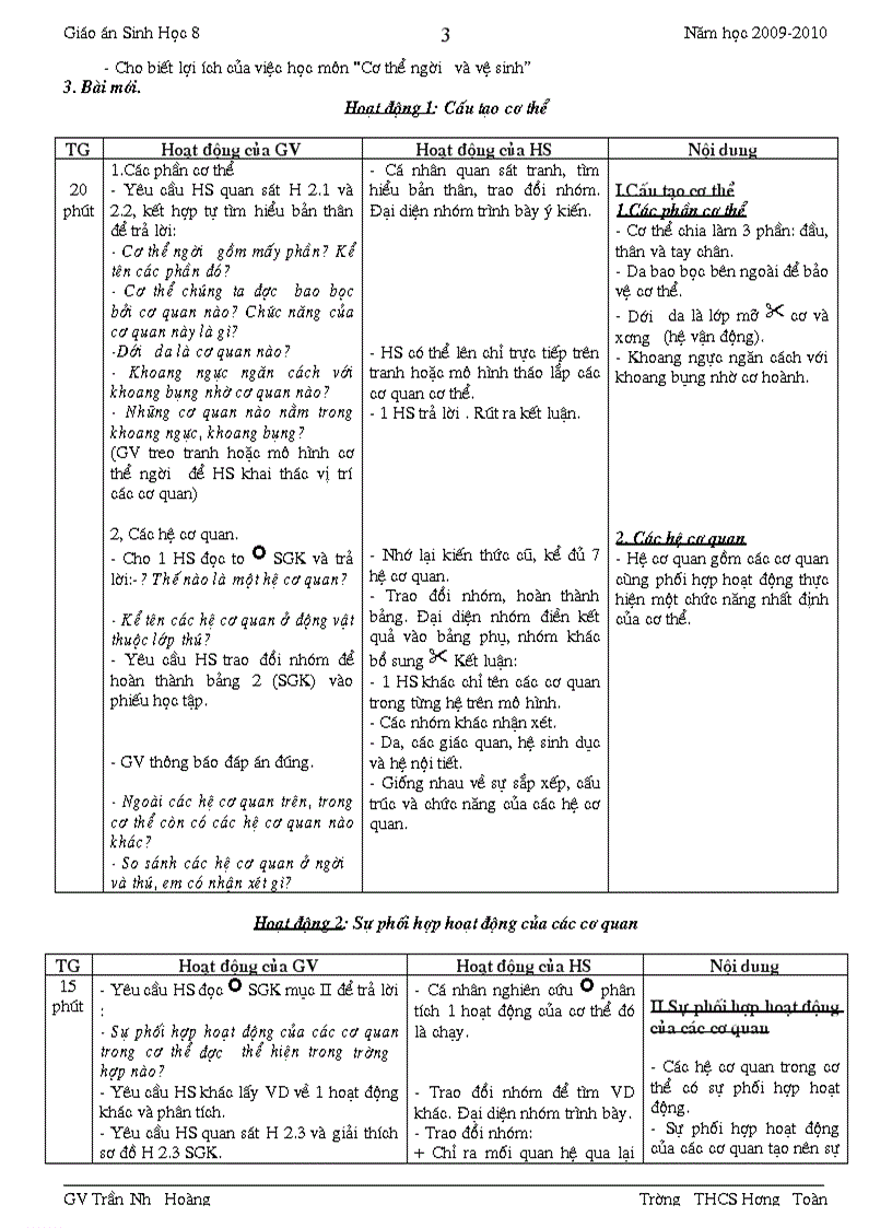 image for page Giao an sinh8 4cot