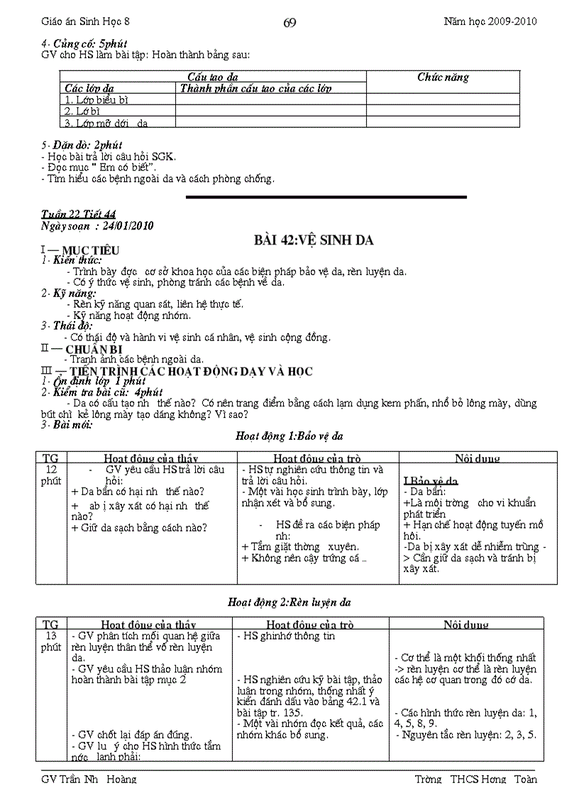 image for page Giao an sinh8 4cot