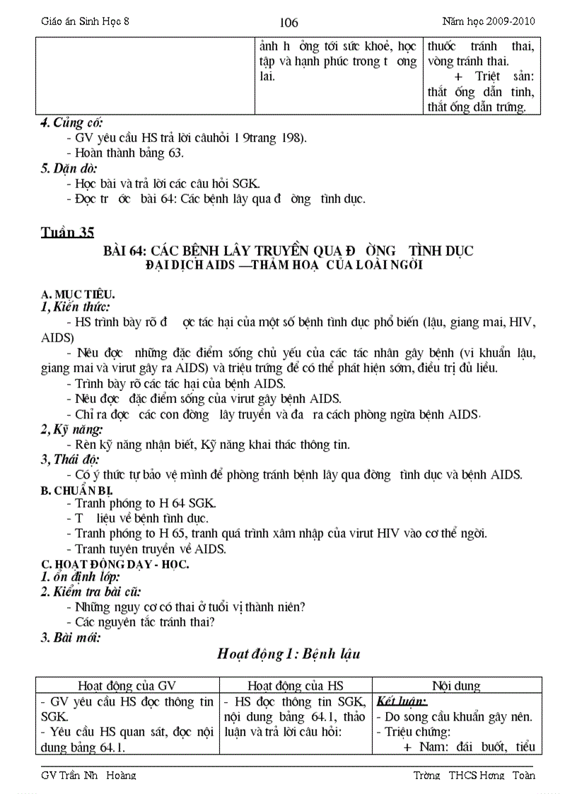 image for page Giao an sinh8 4cot