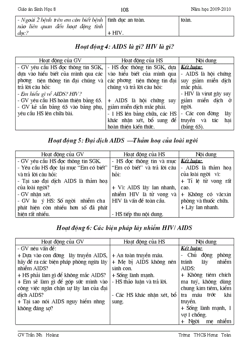 image for page Giao an sinh8 4cot