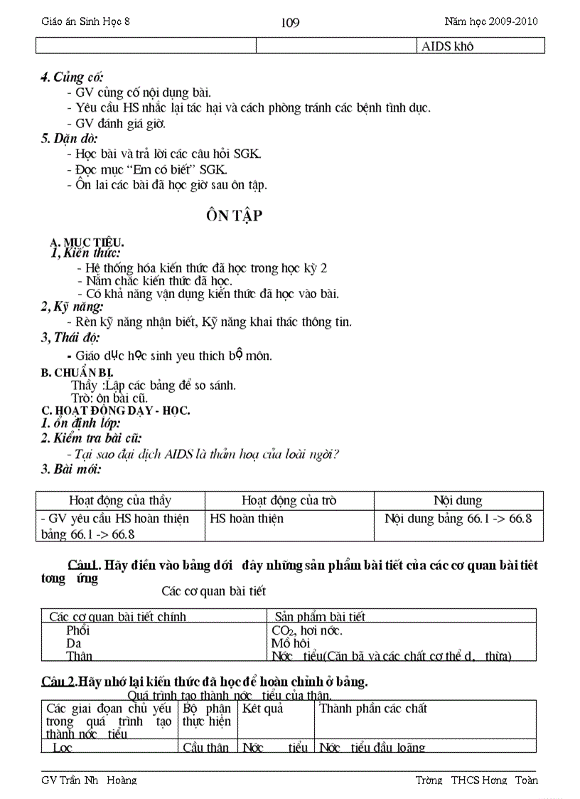 image for page Giao an sinh8 4cot