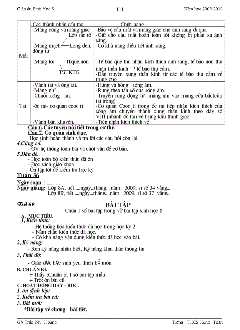 image for page Giao an sinh8 4cot