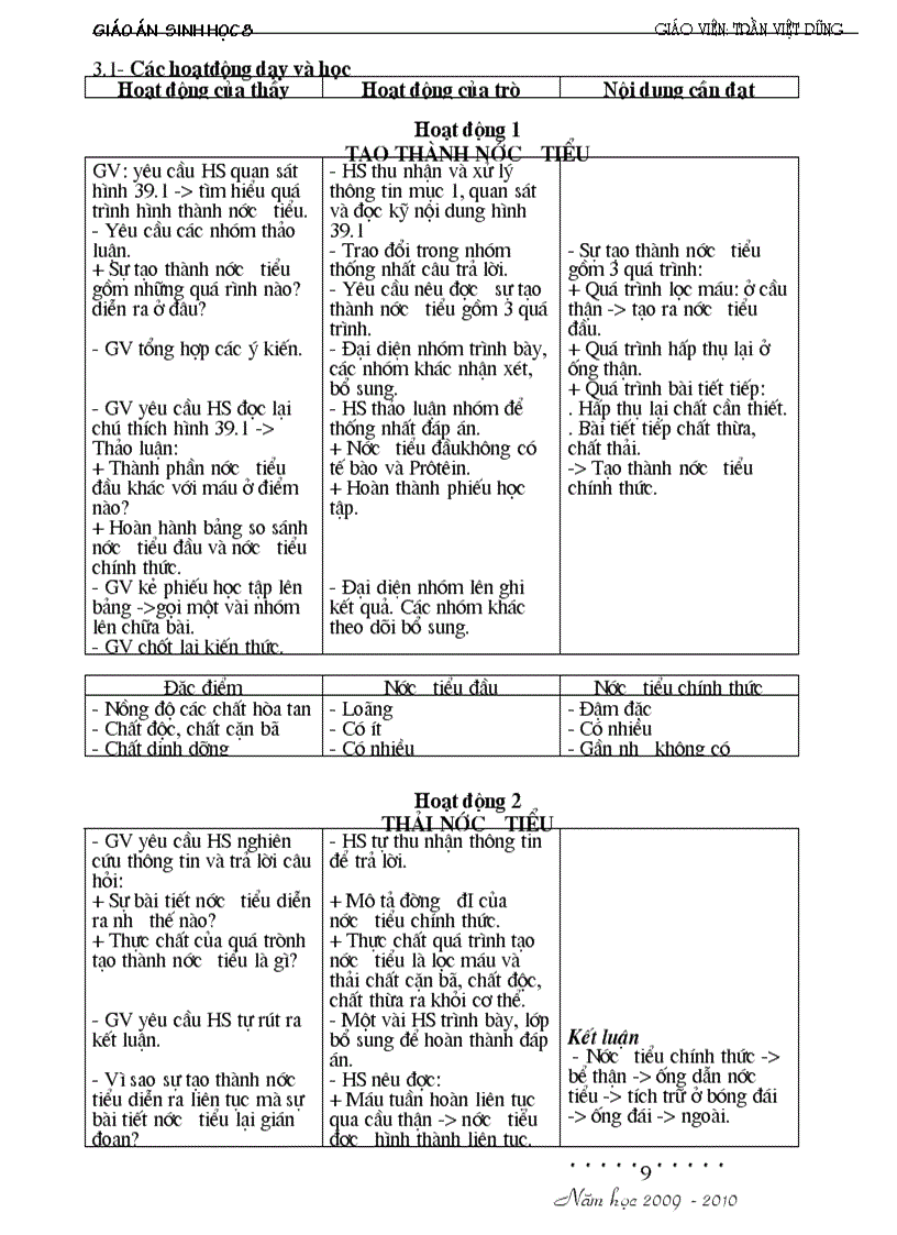 image for page Giáo án Sinh8 HKII đầy đủ