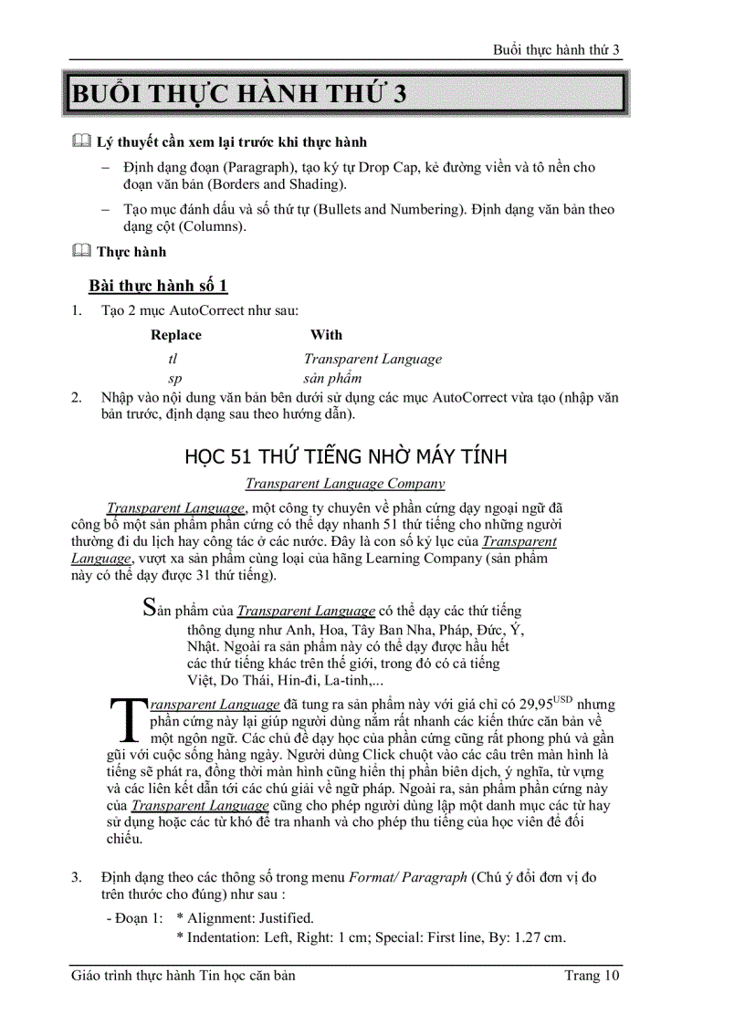 image for page Giáo trình thực hành THCB