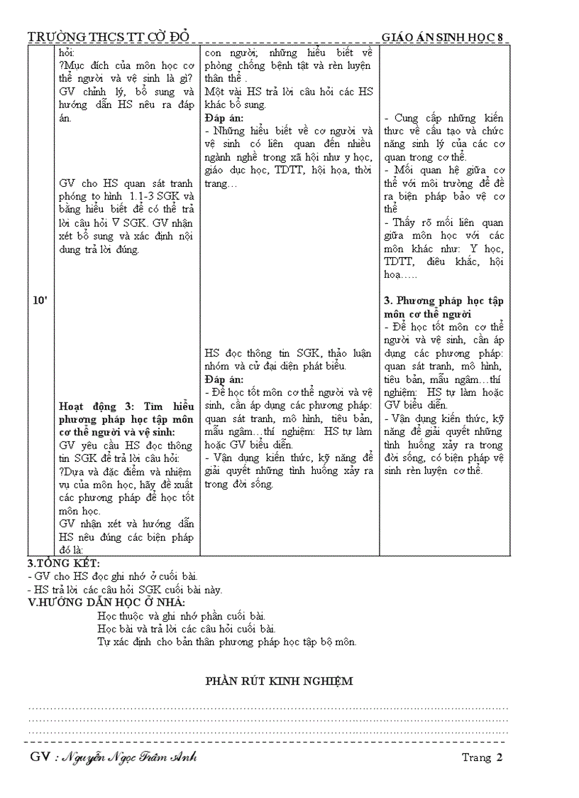 image for page Giáo án sinh học 8 08 09