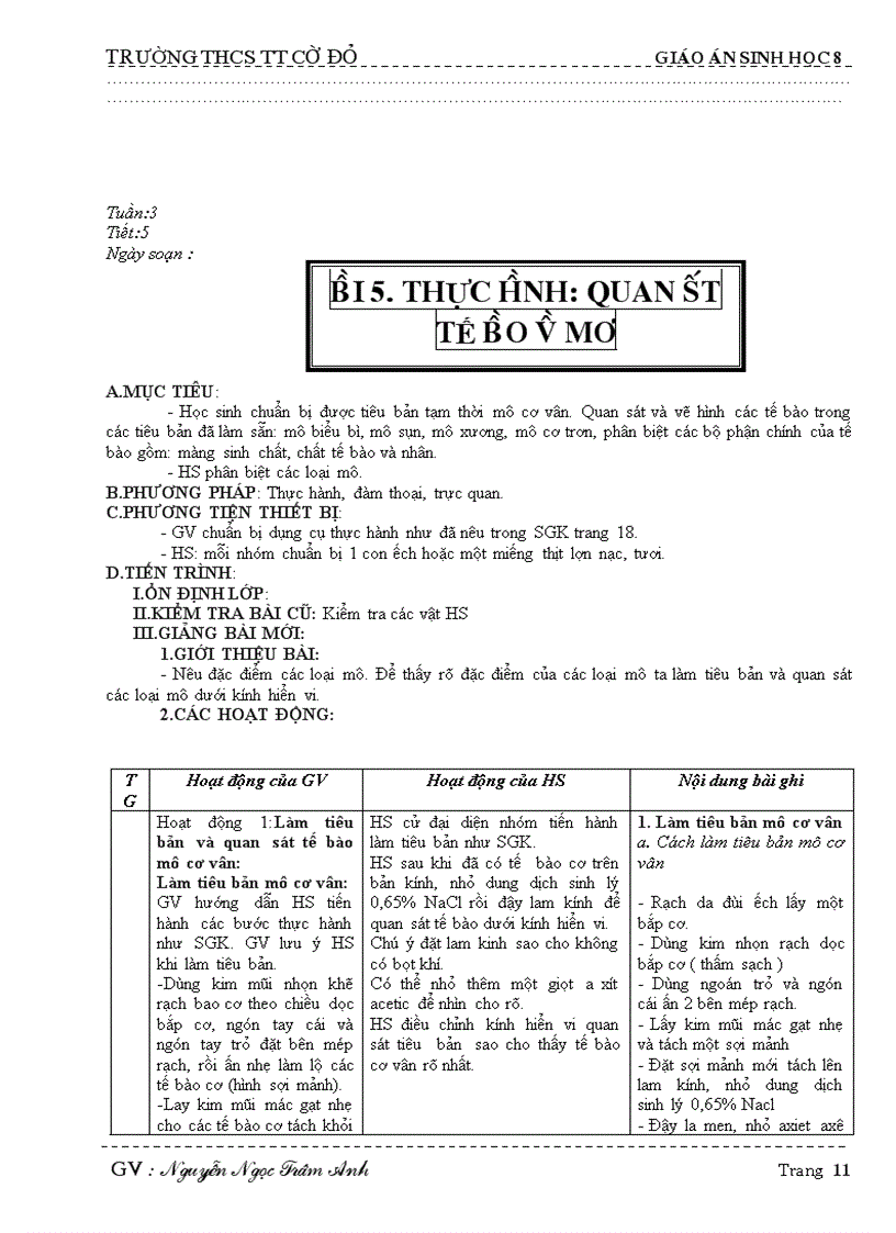 image for page Giáo án sinh học 8 08 09