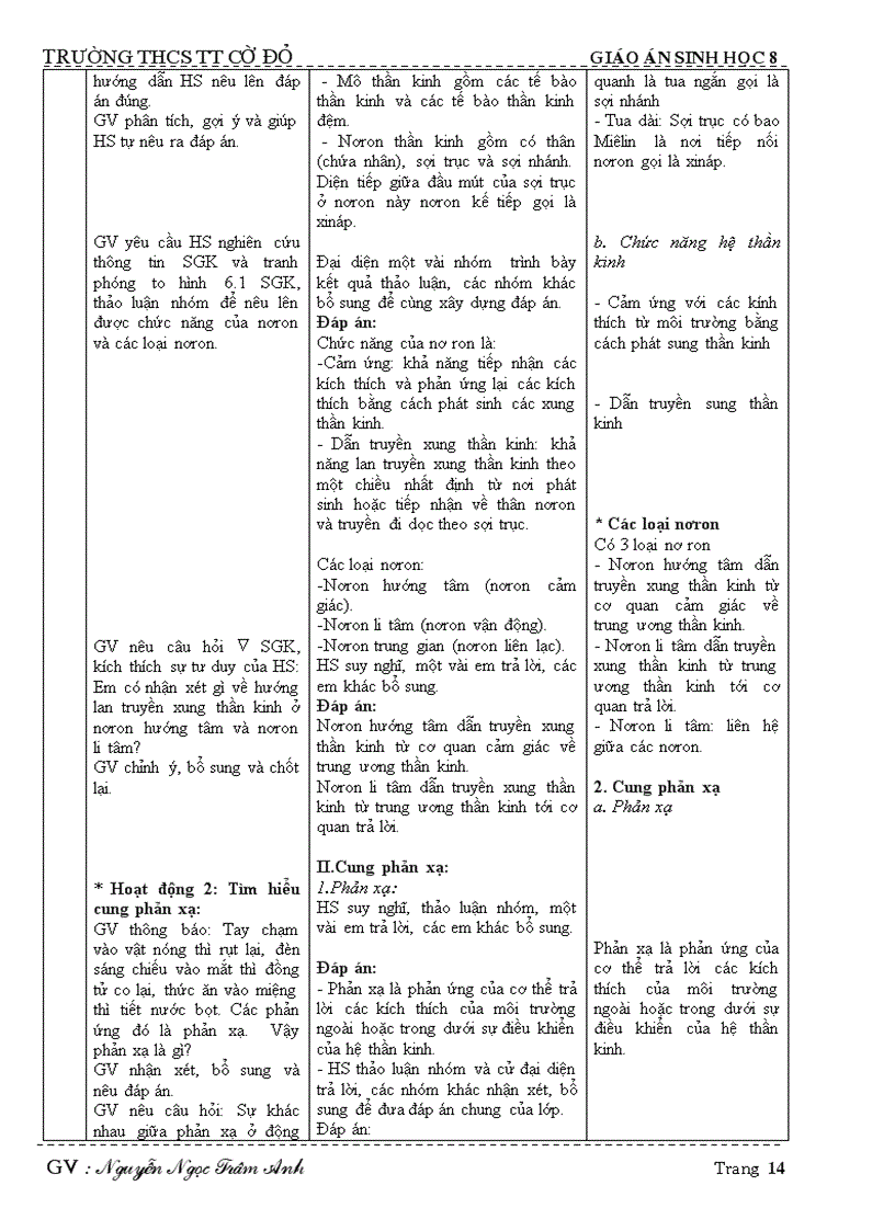 image for page Giáo án sinh học 8 08 09