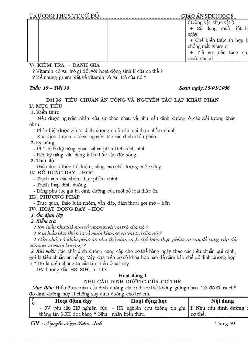 image for page Giáo án sinh học 8 08 09