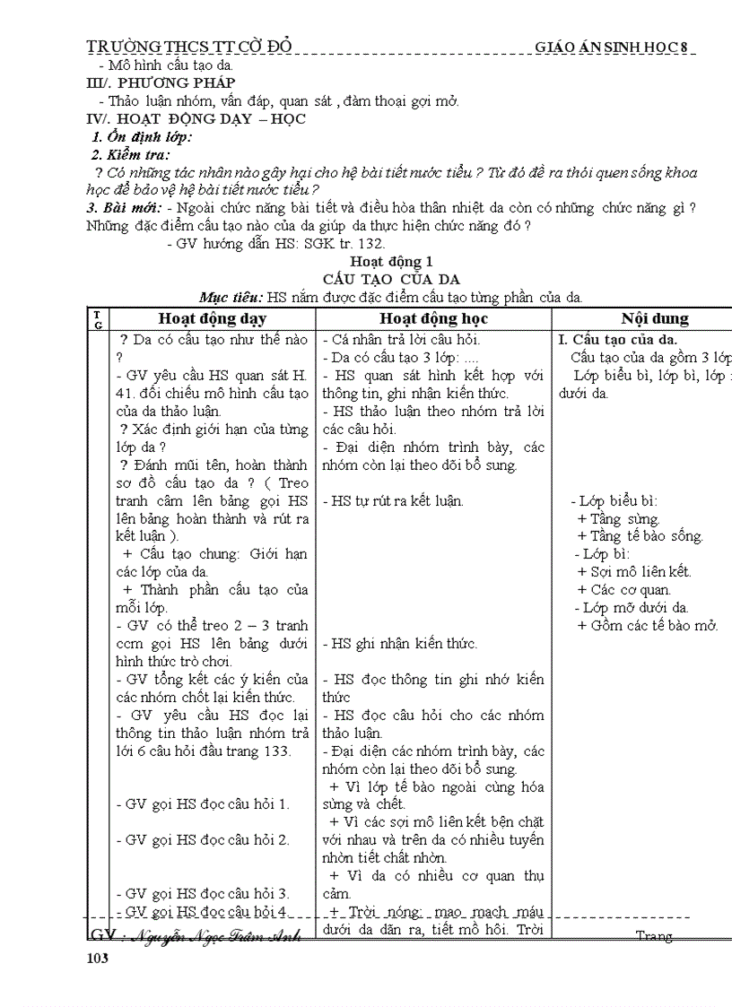 image for page Giáo án sinh học 8 08 09