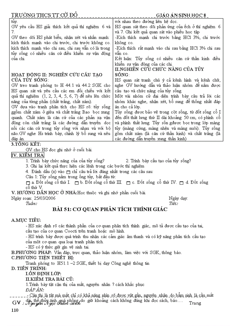 image for page Giáo án sinh học 8 08 09