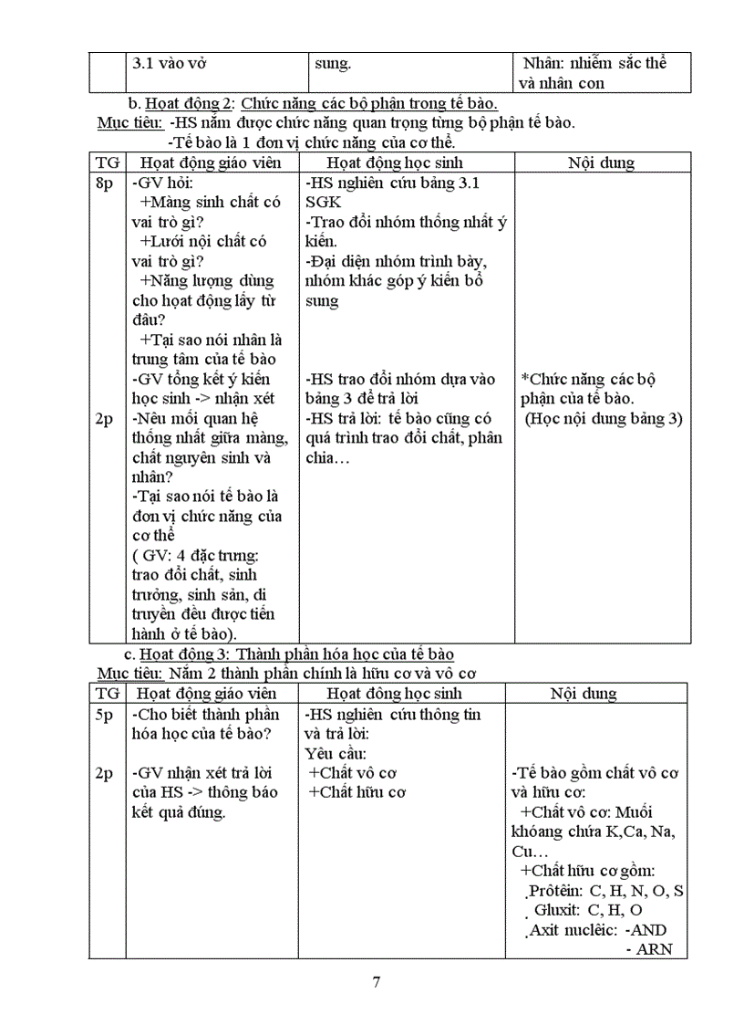 image for page Hoc kì I 4 cột