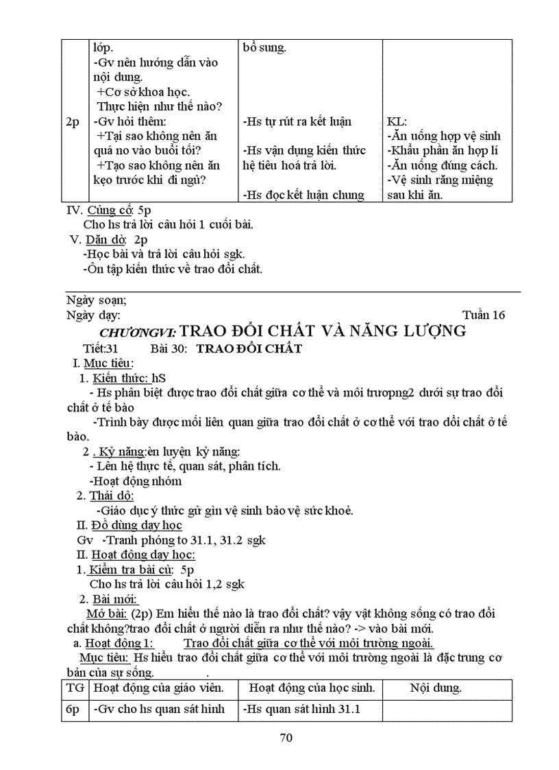 image for page Hoc kì I 4 cột