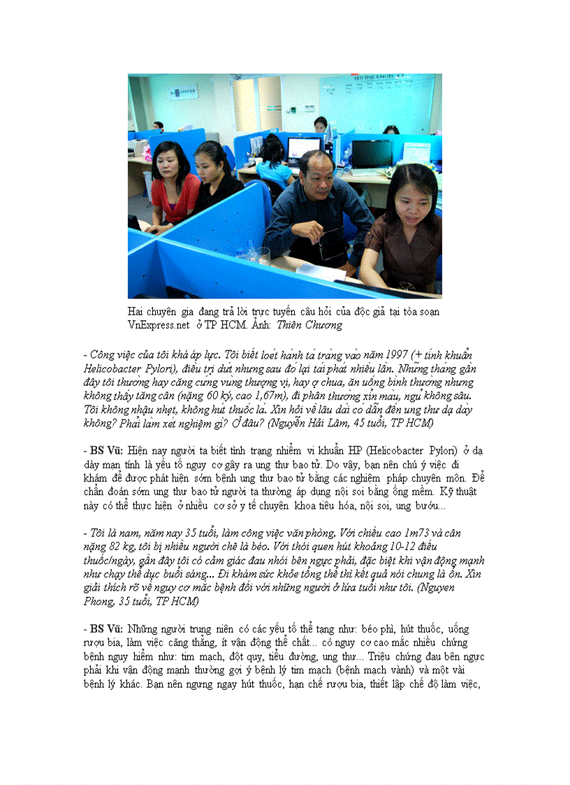 image for page Hỏi Đáp về triệu chứng Bệnh Ung Thư