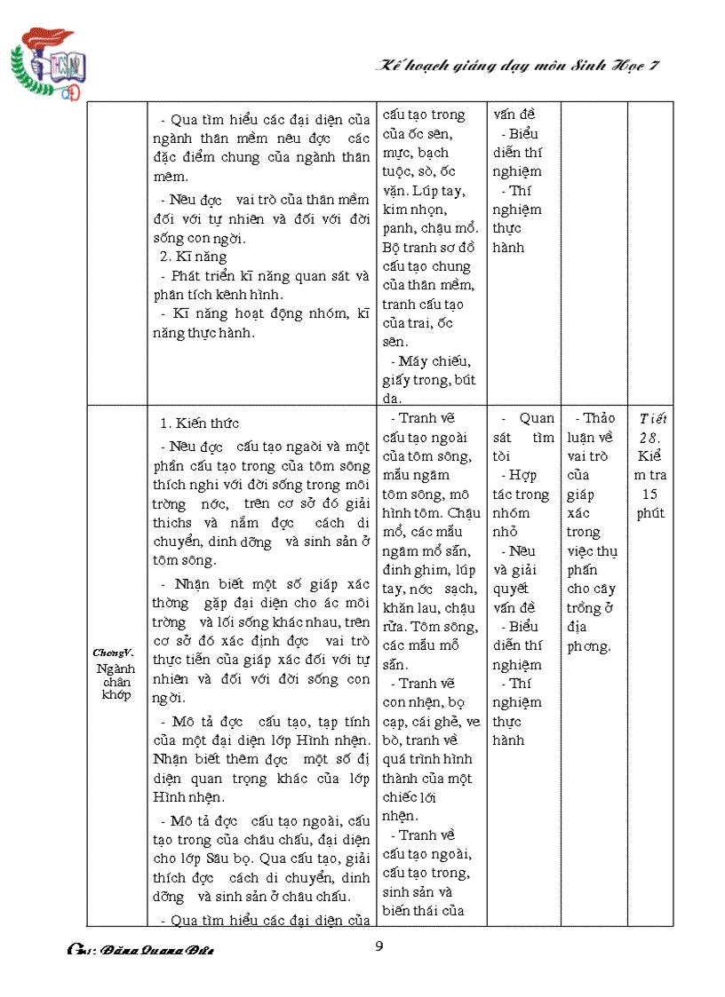 image for page Kế hoạch sinh 7