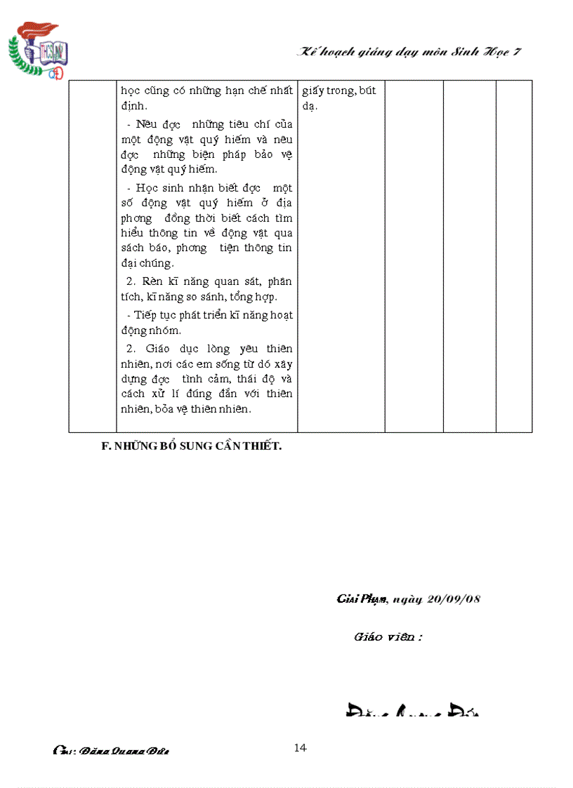 image for page Kế hoạch sinh 7